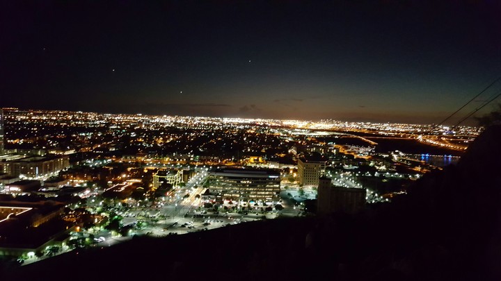 Night hike at A mountain