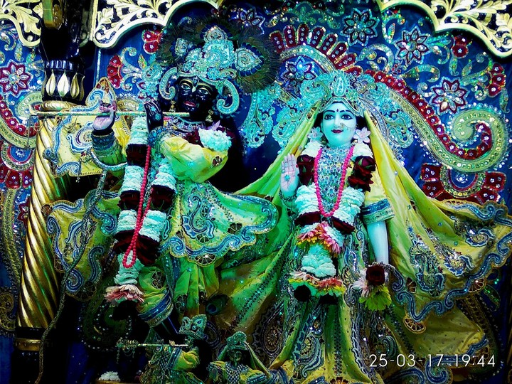 Beautiful radha ji handsome krishna ji