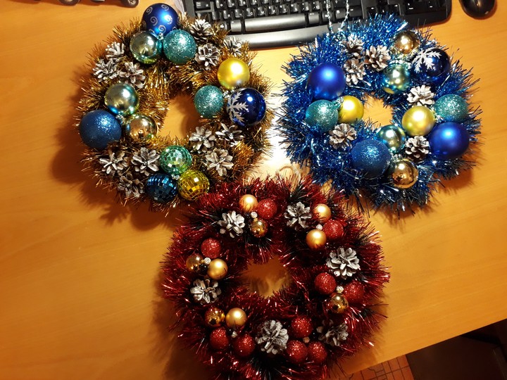 Handmade Christmas wreaths