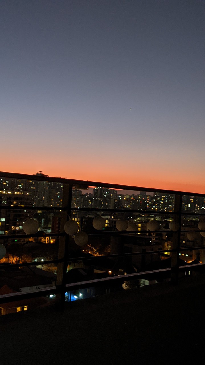 Noche desde mi ventana