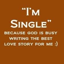 happy to be single