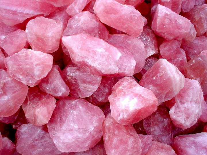 Pink rocks