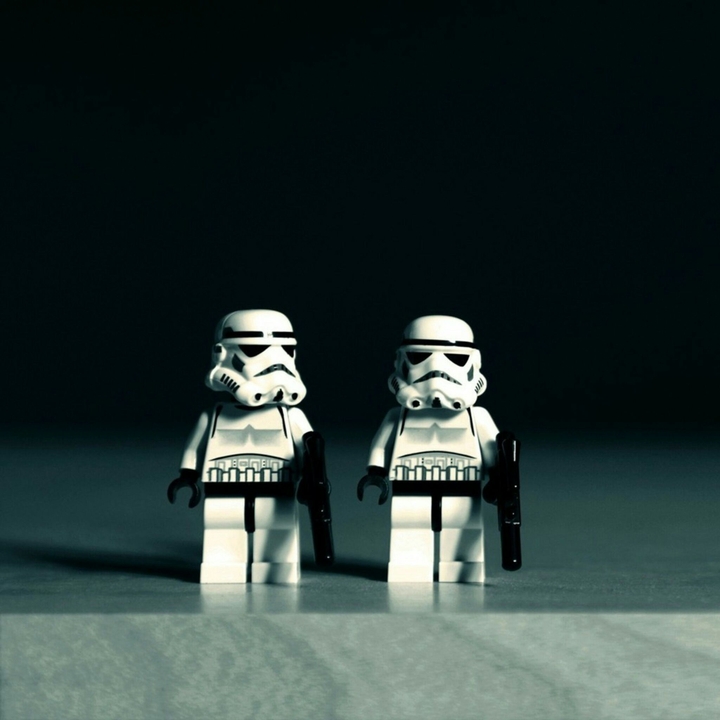 Lego Stormtroopers Shooting The Shit