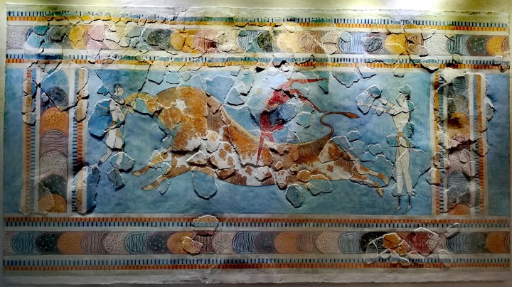 Bull Leaping fresco