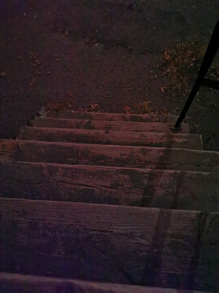 halloween escalier stress