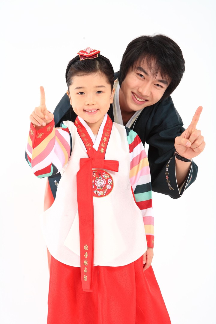 Family in Korean Dress