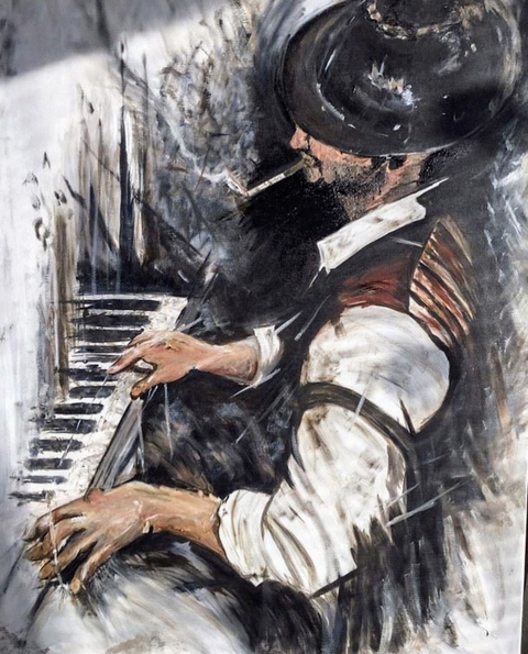 шпалери Art, musician
