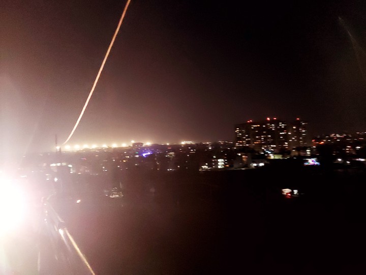 Night View of Town planing