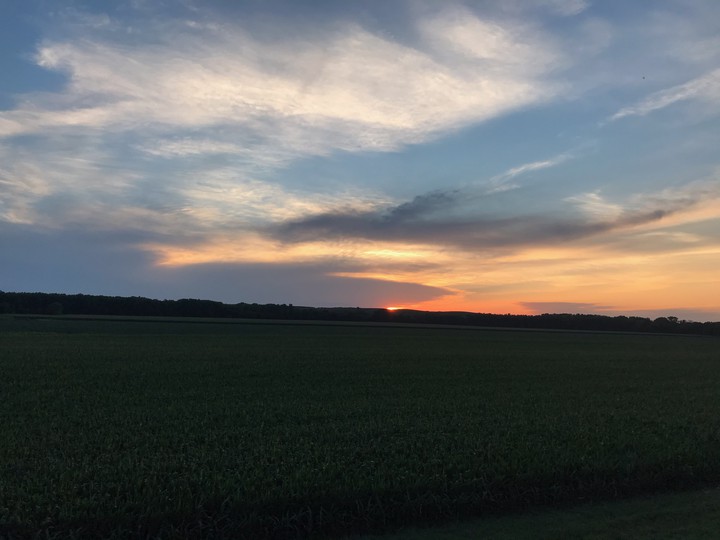 orange sunset