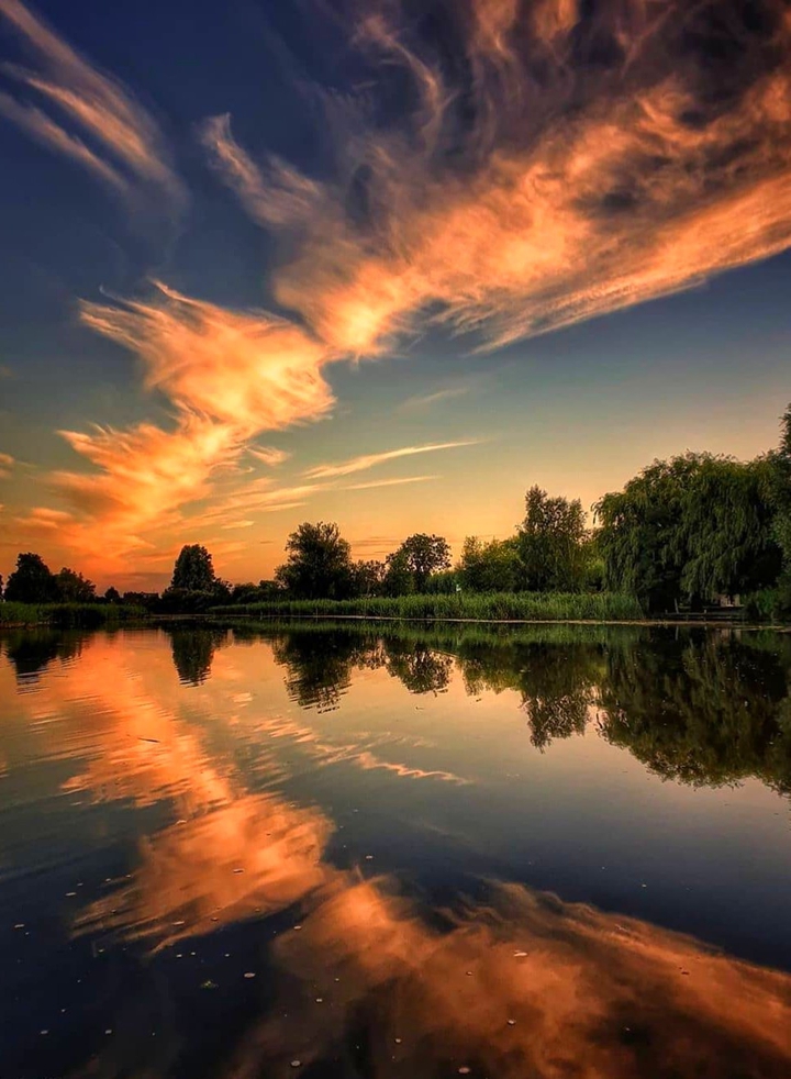 Sunset & River
