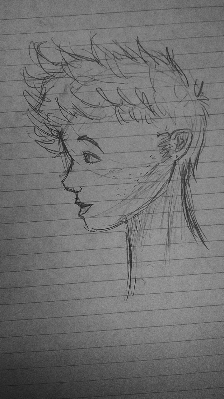 doodle of guy in my class