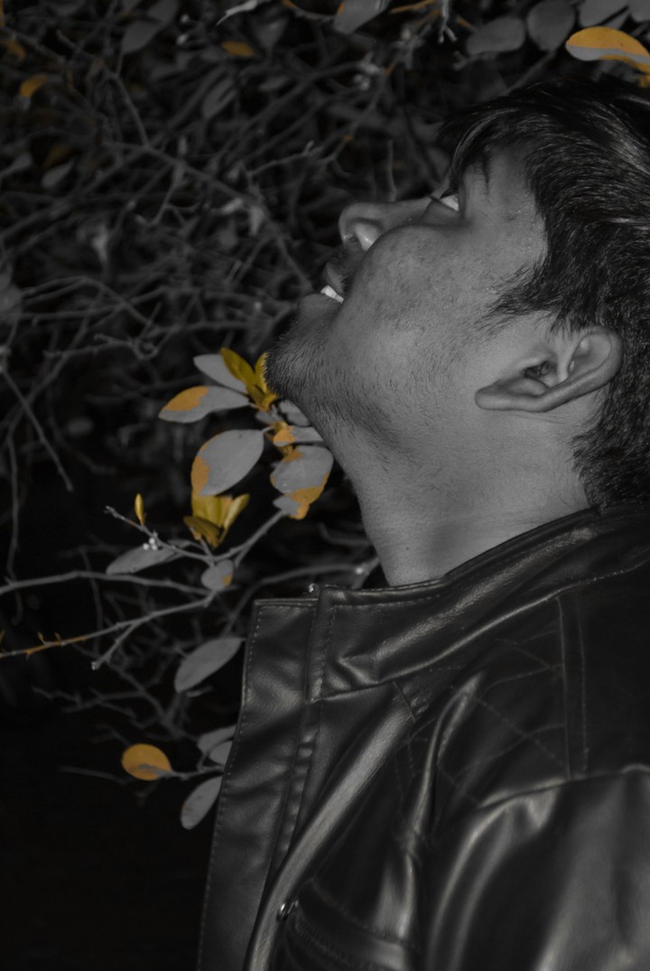balck and white