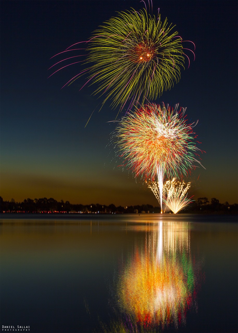 Australia Day Fireworks Wendouree Lake