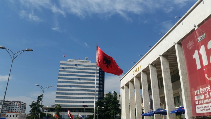 Albanian National Flag