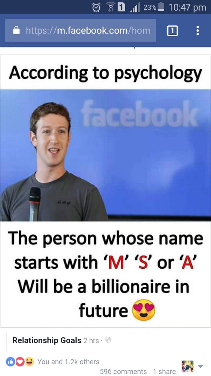 may be its mee