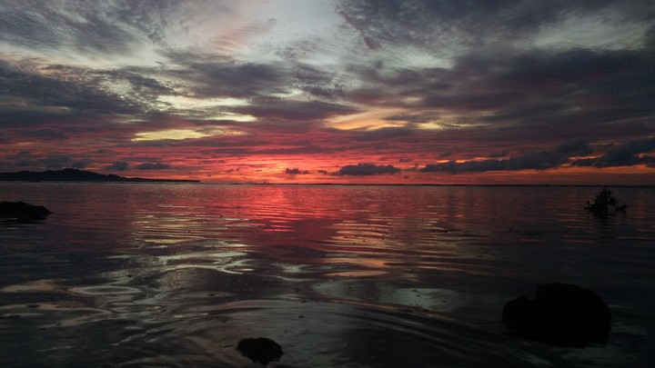 The mirror sunset