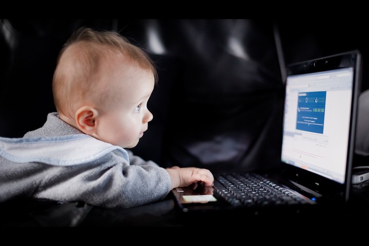 Child Laptop Play Curiosity
