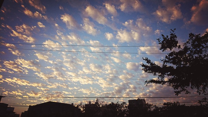 The sky