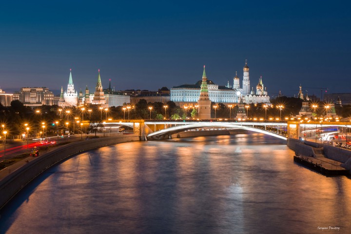 Moscow evening