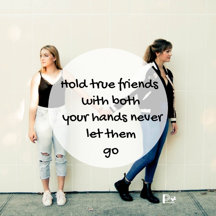 Never let them go....