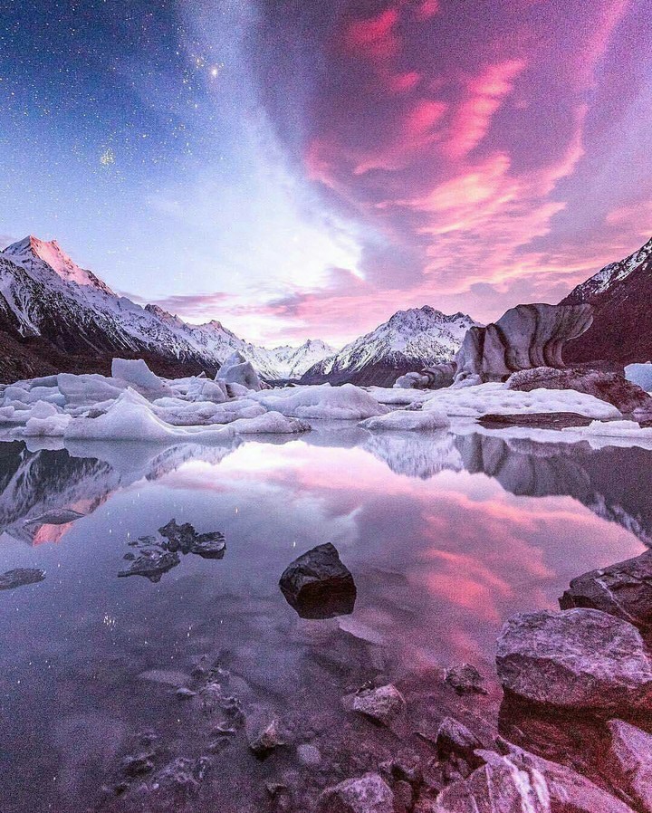 Mountains and Sky