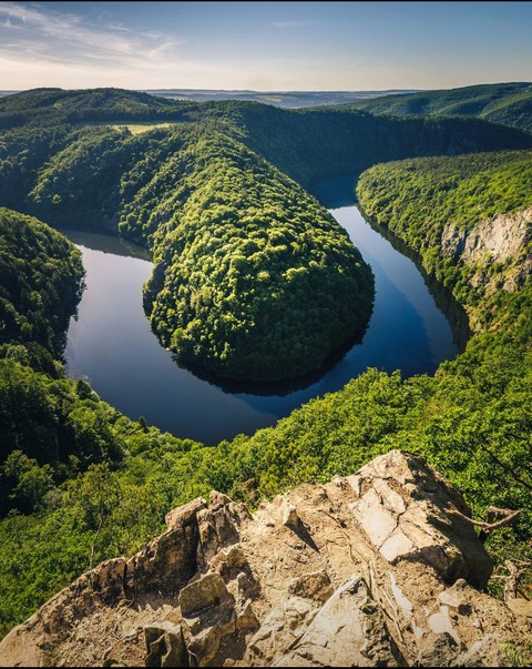 heart Czech river Vltava