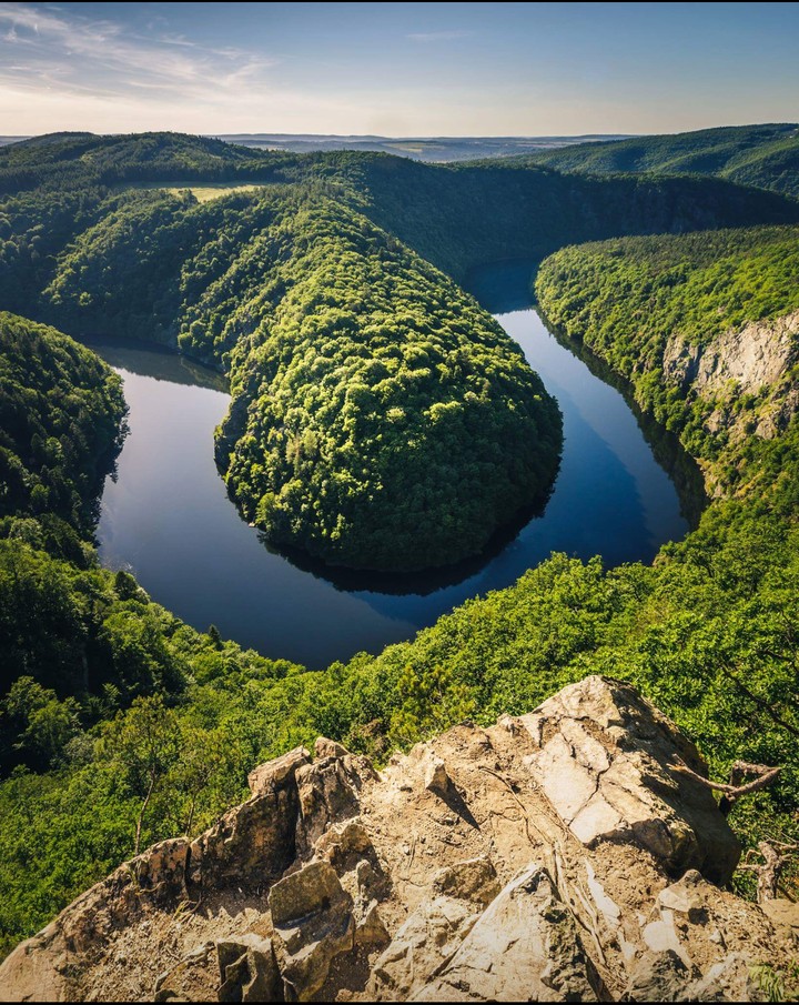 heart Czech  river Vltava