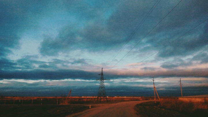 blue sky