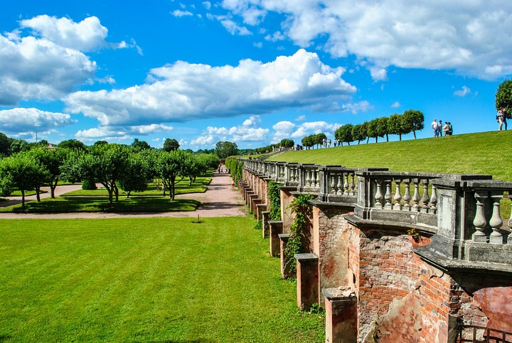 Petergof landscape.