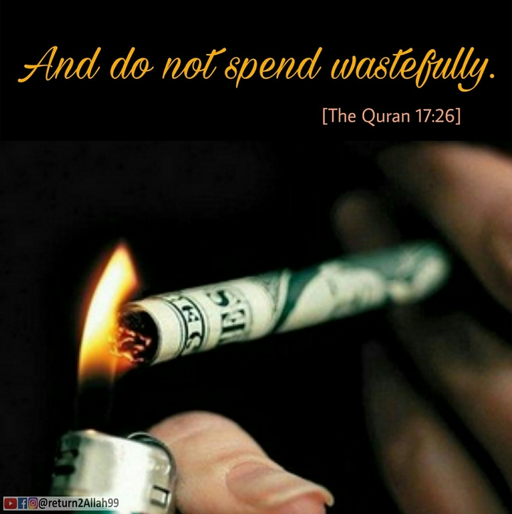 Dont Spend Wastefully