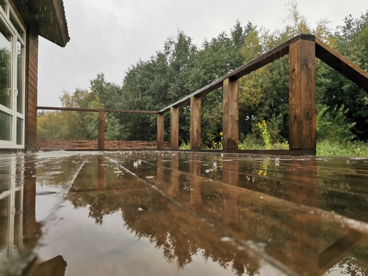 after rain