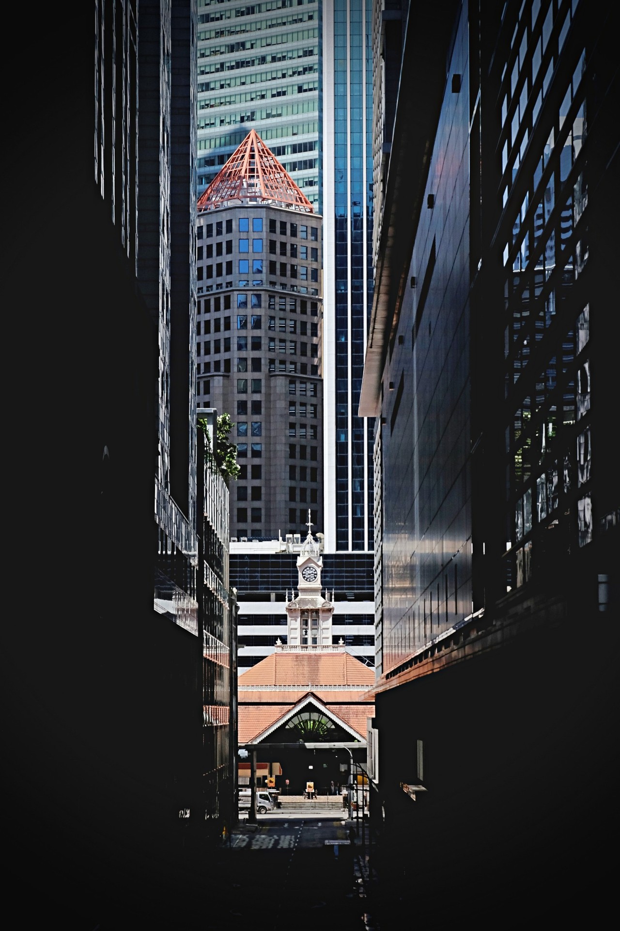 tower, metropolis achtergronden