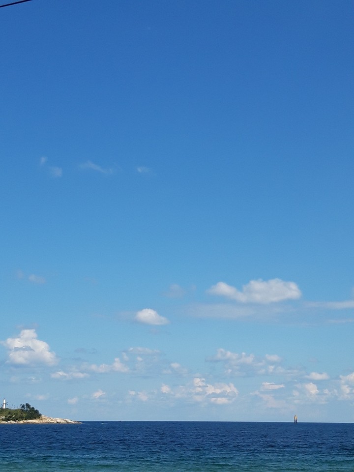 sky on the ocean