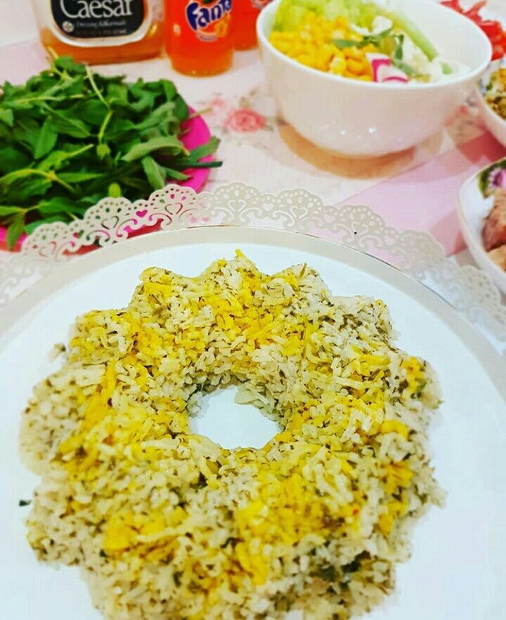 پلو سبزی