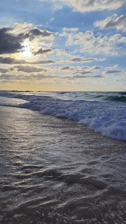sunset at beatch