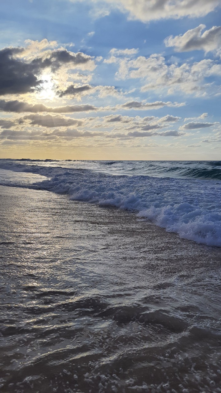 sunset at beatch