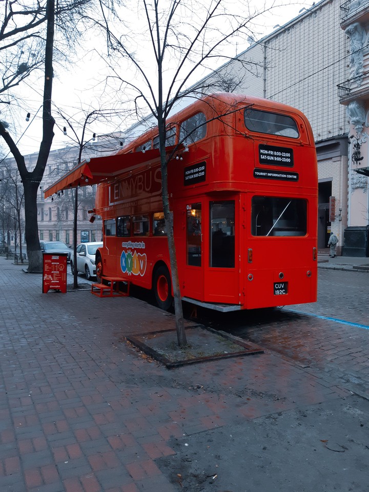 red, red bus