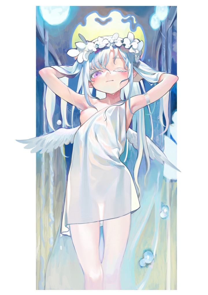 White Naked Girl
