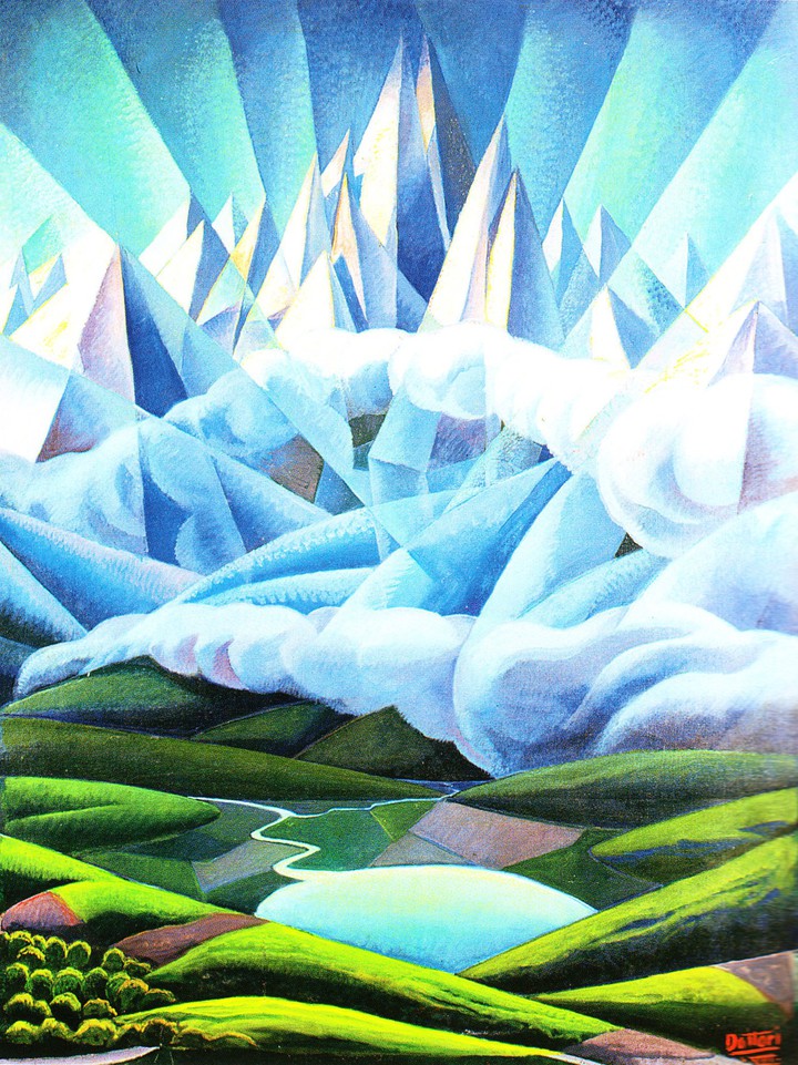 "Ascending Forms" Gerardo Dottori 1930