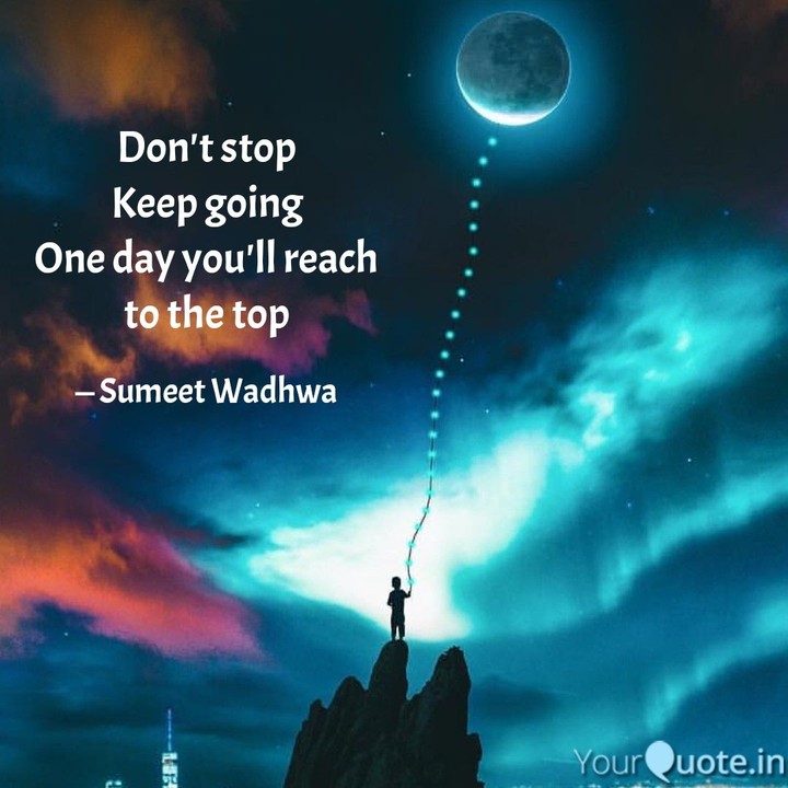 Don't stop