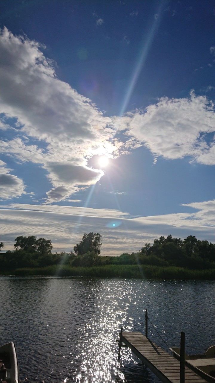 my place, sun shining throgh, Kristianstad Sweden