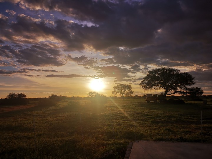 The sunset