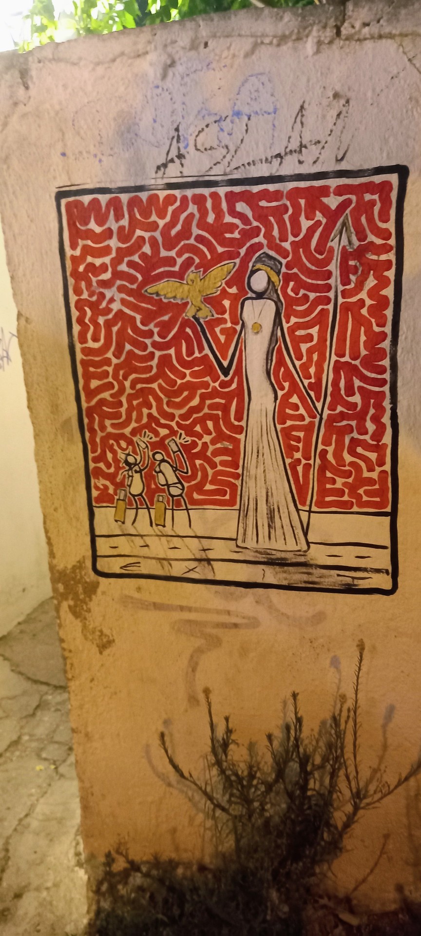 hình nền Graffiti, brown