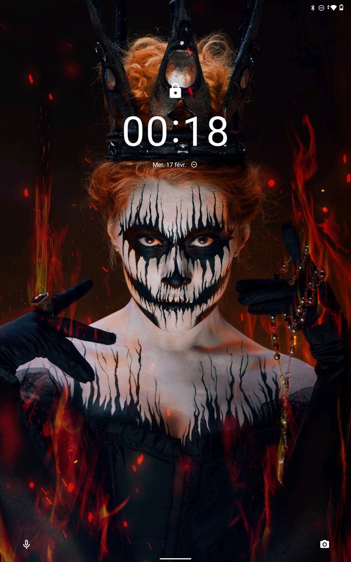 Maquillage de Femme. (Tête de mort)