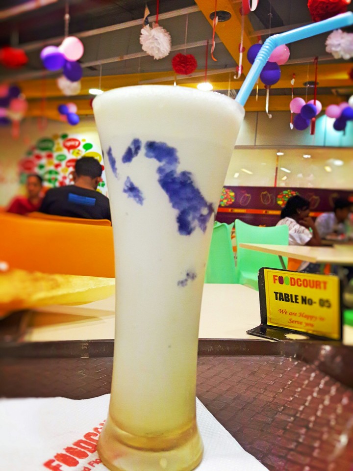 The blueberry shake