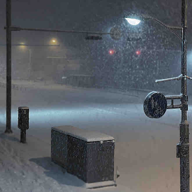 a snowy day