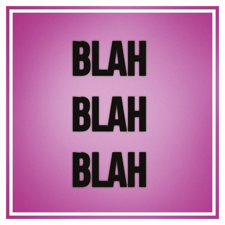 Blah Blah Blah