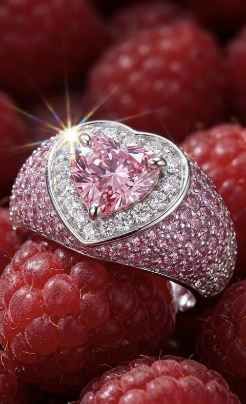papéis de parede heart, gemstone