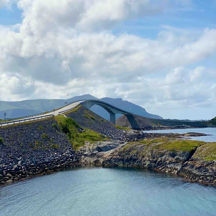 Atlantic Ocean Road. Норвегия Атлантическая дорога