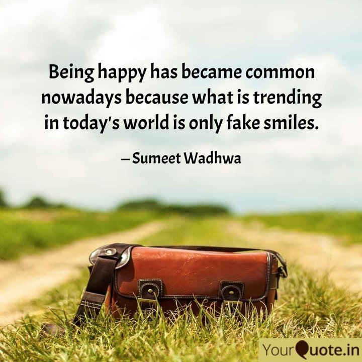 Being Happy